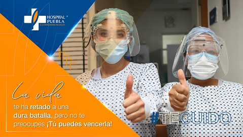 Estoy contigo y muchos más estamos contigo en Hospital Puebla
