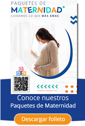 folleto de paquete de maternidad cesarea hospital puebla